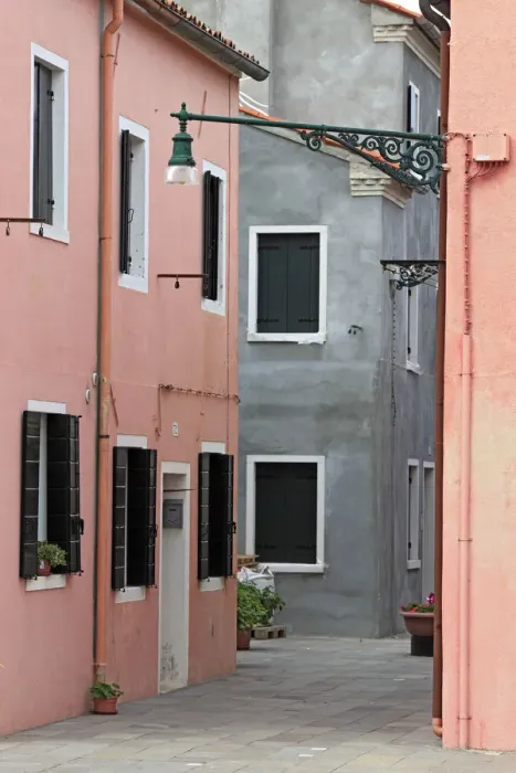 Framed Print : Houses with coloured facades, Burano, Venice, Veneto, Itlaly Framed Print : Houses with coloured facades, Burano, Venice, Veneto, Itlaly