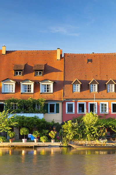 Houses of Klein Venedig (Little Venice), Bamberg (UNESCO World Heritage Site), Bavaria
