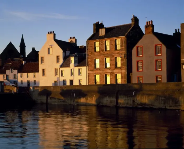 Framed Print : Houses on the waterfront at St Framed Print : Houses on the waterfront at St