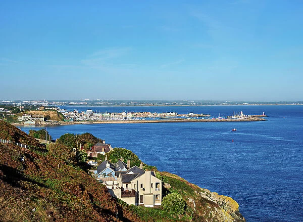 Howth, elevated view, County Dublin, Ireland