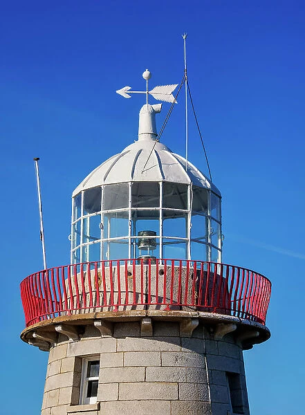 Howth Lighthouse, detailed view, Howth, County Dublin, Ireland