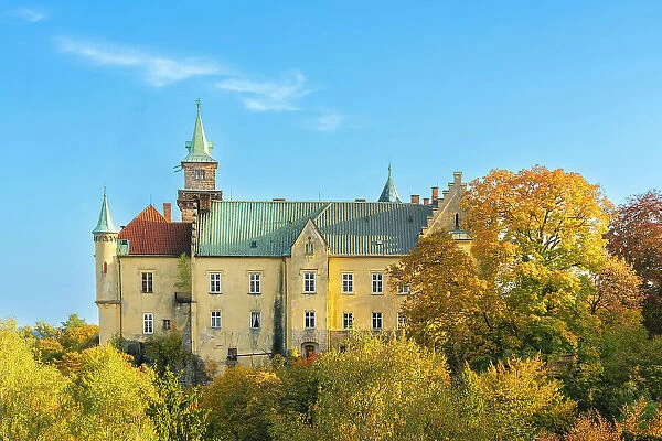 Hruba Skala Castle, Hruba Skala, Bohemian Paradise Protected Landscape Area, Semily District, Liberec Region, Bohemia, Czech Republic