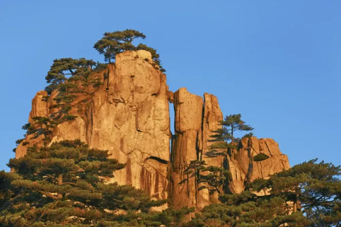 Framed Print : Huangshan - China, Anhui, Huangshan, Beginning-To-Beleive Peak - Yellow Mountain