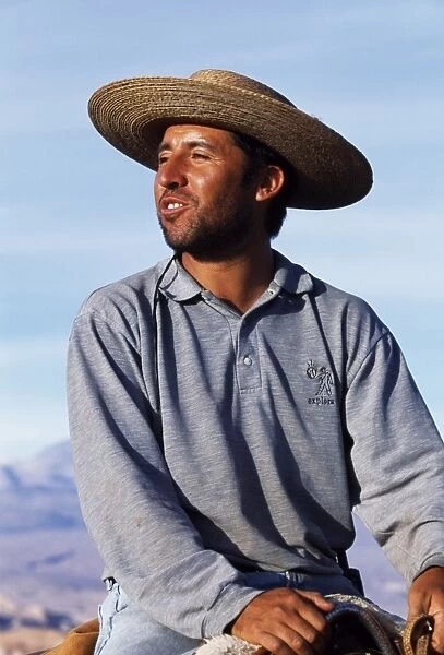 A huaso or Chilean cowboy