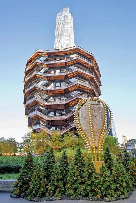 Framed Print : Hudson Yards Shopping Mall, and The Vessel decorated for christmas Midtown, Manhattan, New York City, USA Framed Print : Hudson Yards Shopping Mall, and The Vessel decorated for christmas Midtown, Manhattan, New York City, USA
