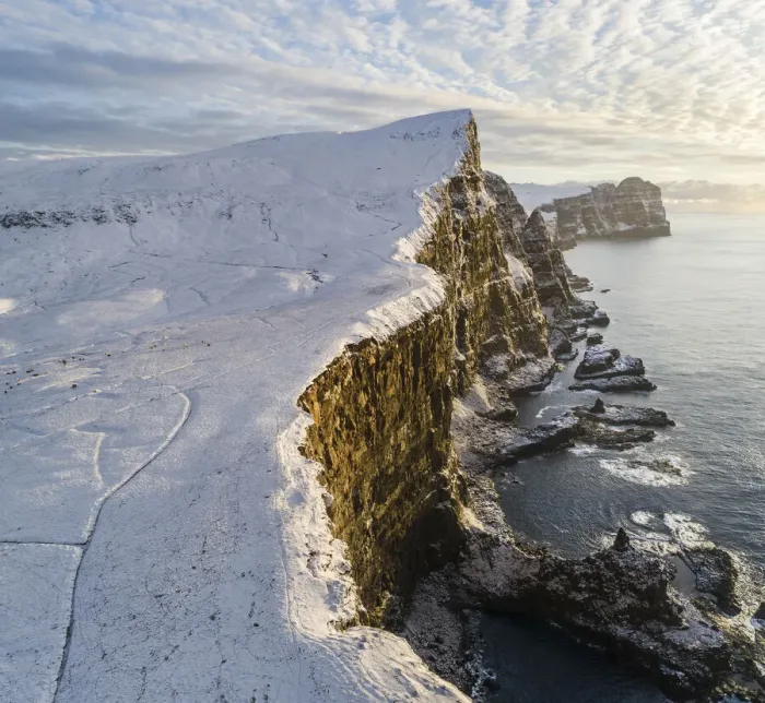 Framed Print : The huge cliffs at Eggjarnar, south of the village of Vagur. Island of Suðuroy. Faroe Islands Framed Print : The huge cliffs at Eggjarnar, south of the village of Vagur. Island of Suðuroy. Faroe Islands