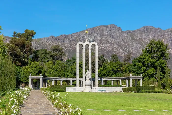Framed Print : The Huguenot Monument Symbolizing the Holy Trinity, Franschhoek, Western Cape, South Africa Framed Print : The Huguenot Monument Symbolizing the Holy Trinity, Franschhoek, Western Cape, South Africa