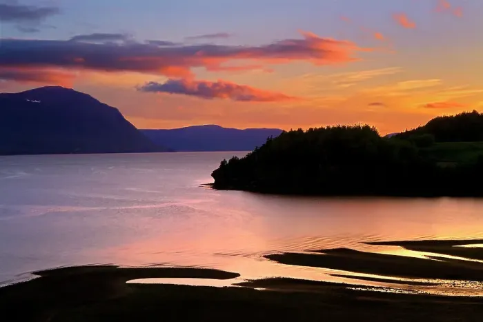 Framed Print : Humber River at dusk Near York Harbour, Newfoundland & Labrador, Canada Framed Print : Humber River at dusk Near York Harbour, Newfoundland & Labrador, Canada
