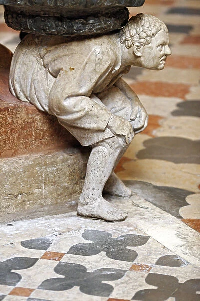The hunchback, (by Gabriele Caliari), Church Santa Anastasia, Verona, Veneto, Italy