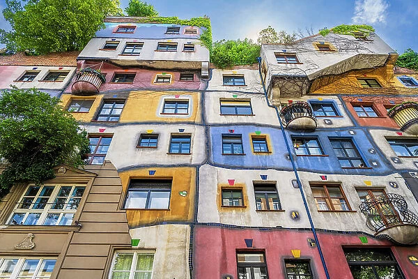 Hundertwasser house, Vienna, Austria