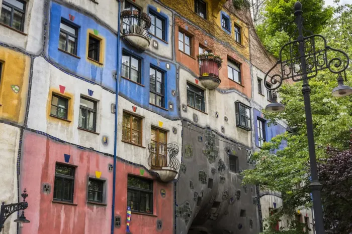 Framed Print : Hundertwasserhaus, Vienna, Austria Framed Print : Hundertwasserhaus, Vienna, Austria