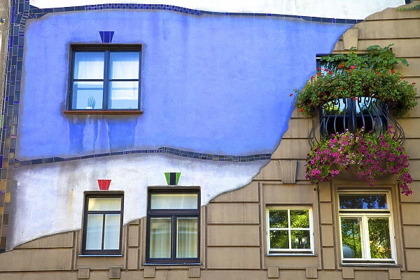 Hundertwasserhaus, Vienna, Austria, Central Europe