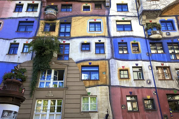Hundertwasserhaus, Vienna, Austria, Central Europe