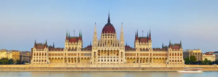 Framed Print : Hungarian Parliament Building & The River Danube illuminated at Dusk, Budapest, Hungary Framed Print : Hungarian Parliament Building & The River Danube illuminated at Dusk, Budapest, Hungary
