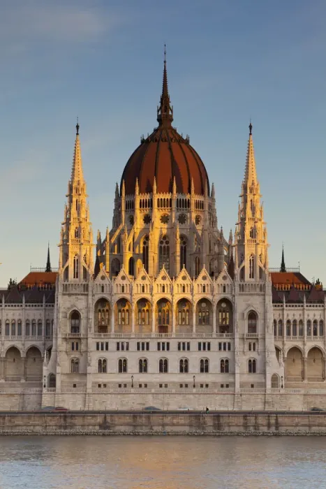 Framed Print : Hungarian Parliamnet Building, Budapest, Hungary