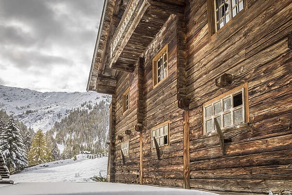 Hut on the Alfenalm in the rear Villgratental, East Tyrol, Tyrol, Austria