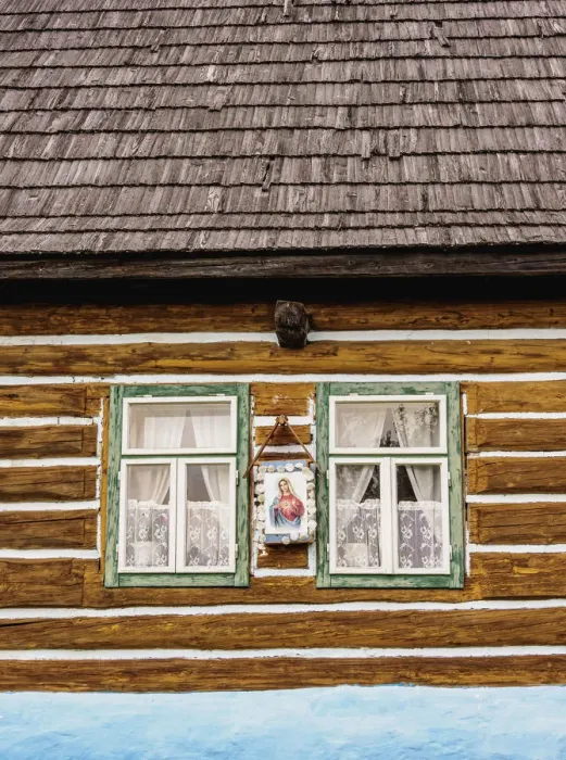 Framed Print : Hut in Open Air Museum, detailed view, Stara Lubovna, Presov Region, Slovakia Framed Print : Hut in Open Air Museum, detailed view, Stara Lubovna, Presov Region, Slovakia