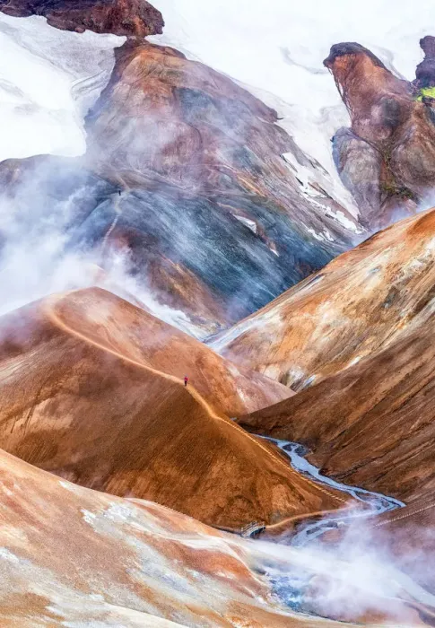 Framed Print : Hveradalir, or the valley of hot springs, one of the largest and most captivating geothermal areas in Iceland Framed Print : Hveradalir, or the valley of hot springs, one of the largest and most captivating geothermal areas in Iceland