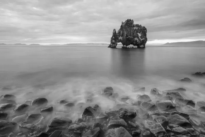 Framed Print : Hvitserkur Basalt Stack, Vatnsnes peninsular, Northwest Iceland Framed Print : Hvitserkur Basalt Stack, Vatnsnes peninsular, Northwest Iceland