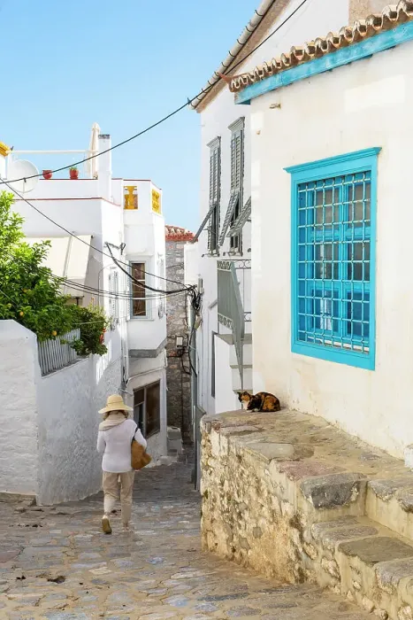 Framed Print : Hydra Town, Hydra (Ydra), Saronic Islands, Greece