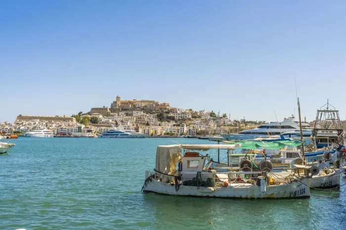 Framed Print : Ibiza old town featuring the castle of Ibiza, Ibiza, Balearic Islands, Spain Framed Print : Ibiza old town featuring the castle of Ibiza, Ibiza, Balearic Islands, Spain