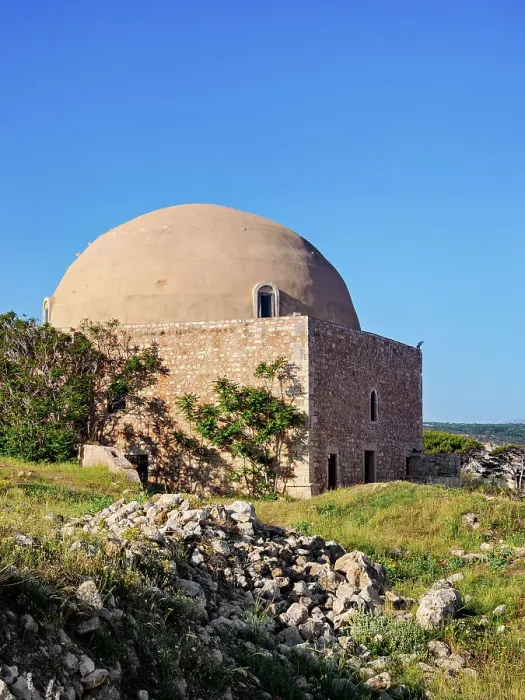 Framed Print : The Ibrahim Han Mosque, Venetian Fortezza Castle, City of Rethymno, Rethymno Region, Crete, Greece Framed Print : The Ibrahim Han Mosque, Venetian Fortezza Castle, City of Rethymno, Rethymno Region, Crete, Greece