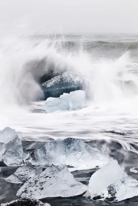Framed Print : Ice on Jokulsa beach, Iceland Framed Print : Ice on Jokulsa beach, Iceland