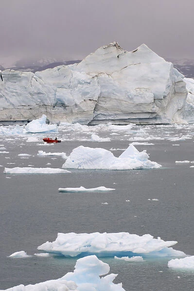 Icebergs in the Johan- Petersen Fjord, Greenland