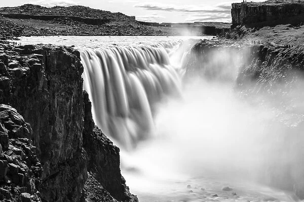 Iceland, Northeast Iceland, Vatnajokull National Park, Dettifoss waterfall