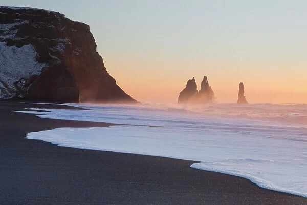Iceland, South Iceland, The black beach of Vik