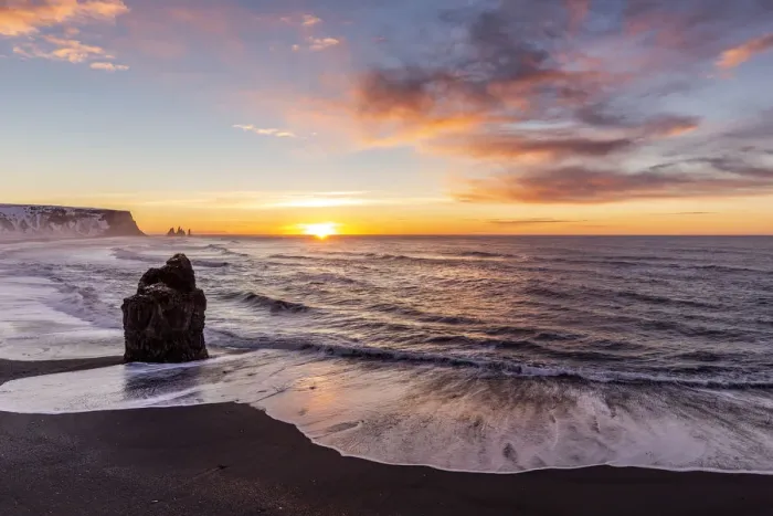 Framed Print : Iceland, Southern Iceland, Vik i Myrdal, the black beach of Reynisfjara at sunrise Framed Print : Iceland, Southern Iceland, Vik i Myrdal, the black beach of Reynisfjara at sunrise