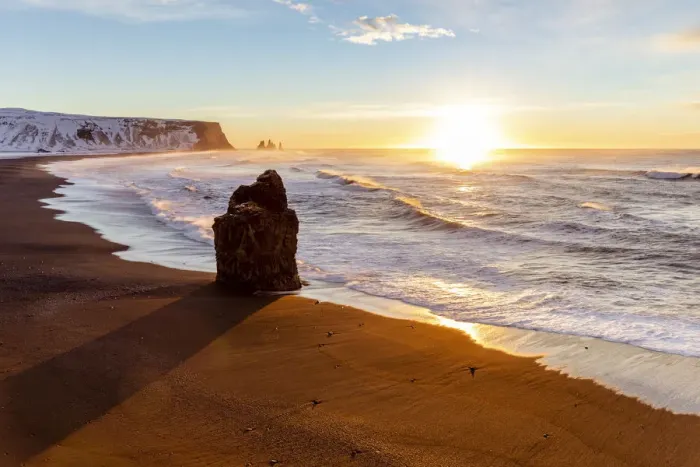 Framed Print : Iceland, Southern Iceland, Vik i Myrdal, the black beach of Reynisfjara at sunrise Framed Print : Iceland, Southern Iceland, Vik i Myrdal, the black beach of Reynisfjara at sunrise