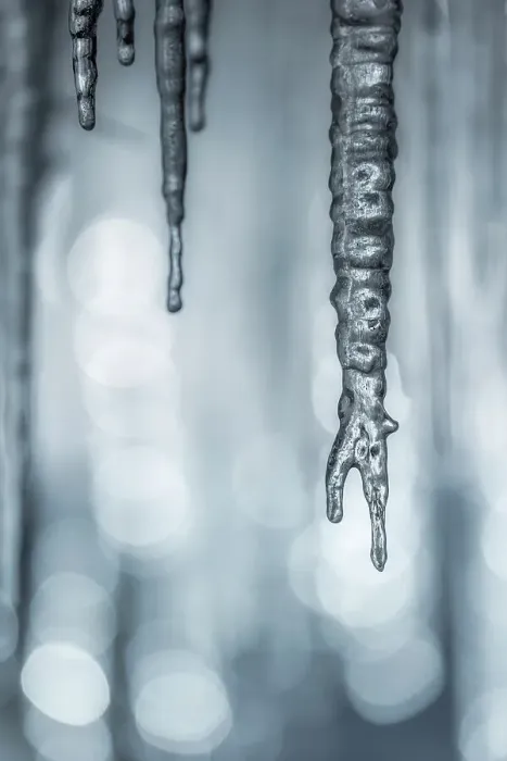Framed Print : Icicles in tree branches beside waterfall, Triglave National Park, Slovenia Framed Print : Icicles in tree branches beside waterfall, Triglave National Park, Slovenia