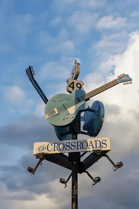 Framed Print : Iconic Blues Crossroads, Highways 61 and 49, Clarksdale, Mississippi, USA