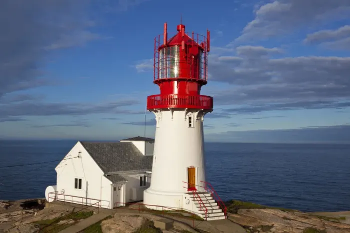 Framed Print : The idyllic Lindesnes Fyr Lighthouse, Lindesnes, Norway Framed Print : The idyllic Lindesnes Fyr Lighthouse, Lindesnes, Norway