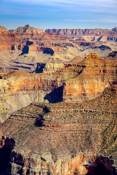 Idyllic shot of Grand Canyon along Hermit Road, Grand Canyon National Park, Arizona, USA