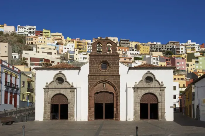 Framed Print : Iglesia Nuestra Senora de la Ascuncion, San Sebastian, La Gomera, Canary Islands, Spain Framed Print : Iglesia Nuestra Senora de la Ascuncion, San Sebastian, La Gomera, Canary Islands, Spain