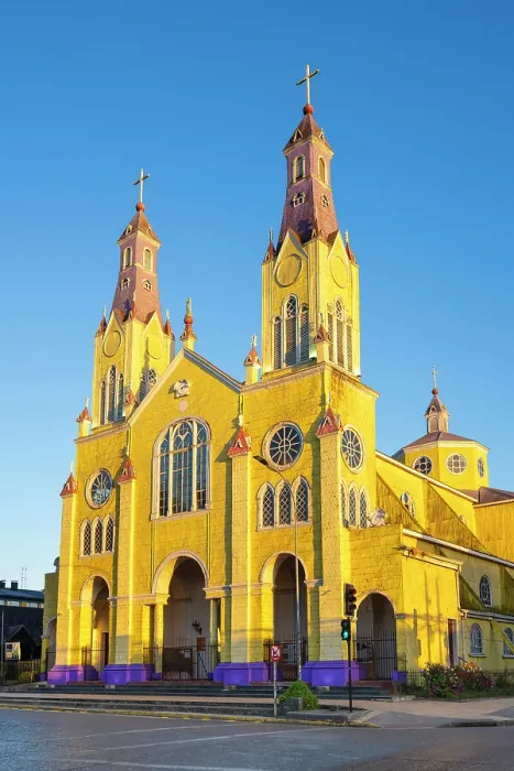 Framed Print : Iglesia de San Francisco Church at sunrise, Castro, UNESCO, Chiloe Island, Chiloe Province, Los Lagos Region, Chile Framed Print : Iglesia de San Francisco Church at sunrise, Castro, UNESCO, Chiloe Island, Chiloe Province, Los Lagos Region, Chile