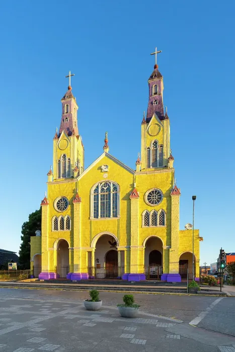 Framed Print : Iglesia de San Francisco Church at sunrise, Castro, UNESCO, Chiloe Island, Chiloe Province, Los Lagos Region, Chile Framed Print : Iglesia de San Francisco Church at sunrise, Castro, UNESCO, Chiloe Island, Chiloe Province, Los Lagos Region, Chile