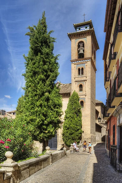 Iglesia Santa Ana, Granada, Andalusia, Spain