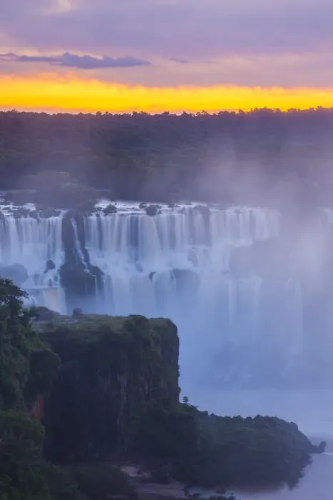 Framed Print : Iguacu Falls, Parana State, Brazil