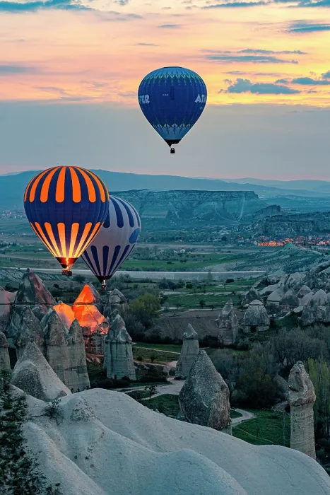 Framed Print : Illuminated hot air balloons at sunrise, Love Valley, Goreme National Park, Cappadocia, Central Anatolia, Turkey Framed Print : Illuminated hot air balloons at sunrise, Love Valley, Goreme National Park, Cappadocia, Central Anatolia, Turkey