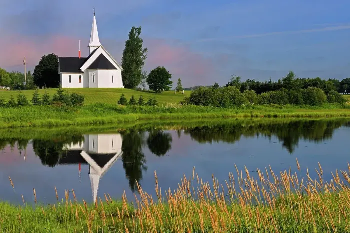 Framed Print : Immaculate Conception Roman Catholic Church Brae Prince Edward Island Canada Framed Print : Immaculate Conception Roman Catholic Church Brae Prince Edward Island Canada