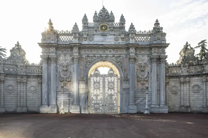 Framed Print : Imperial Gate, Dolmabahce Palace, Besiktas, Istanbul, Turkey Framed Print : Imperial Gate, Dolmabahce Palace, Besiktas, Istanbul, Turkey