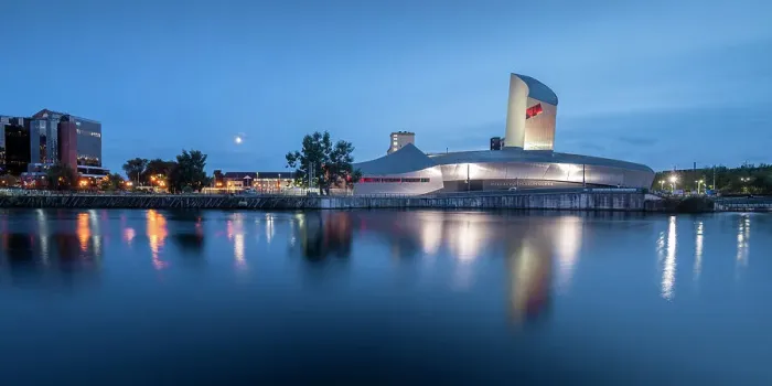 Framed Print : Imperial War Museum North, Salford Quays, Manchester, Lancashire, England, United Kingdom, Europe Framed Print : Imperial War Museum North, Salford Quays, Manchester, Lancashire, England, United Kingdom, Europe