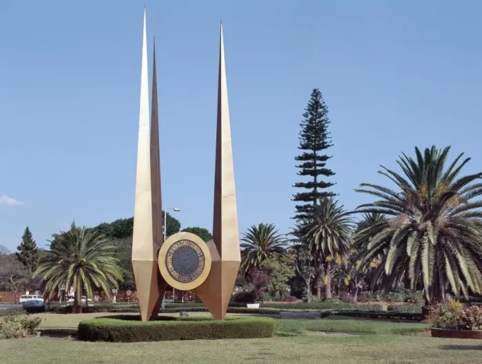 Framed Print : An impressive monument erected on a large round about in Lusaka Framed Print : An impressive monument erected on a large round about in Lusaka