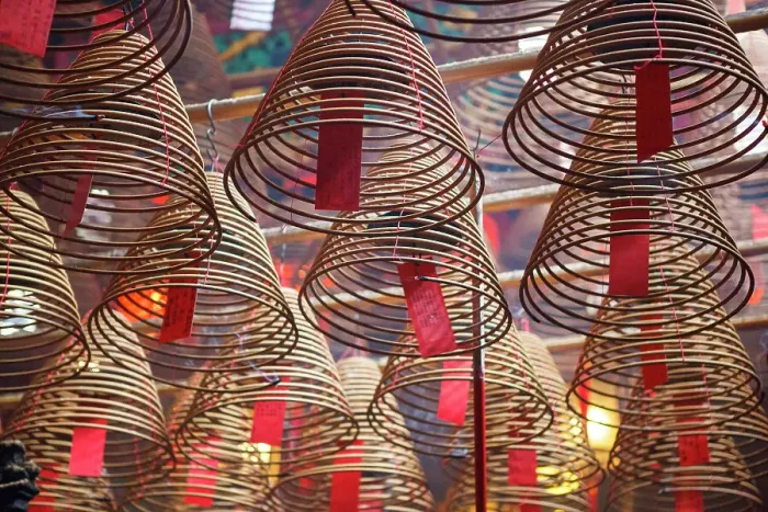 Framed Print : Incense coils at Mam Mo temple, Hong Kong Island, Hong Kong Framed Print : Incense coils at Mam Mo temple, Hong Kong Island, Hong Kong