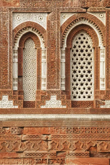 Framed Print : India, Delhi, India, Delhi, New Delhi, Qutub Minar Complex