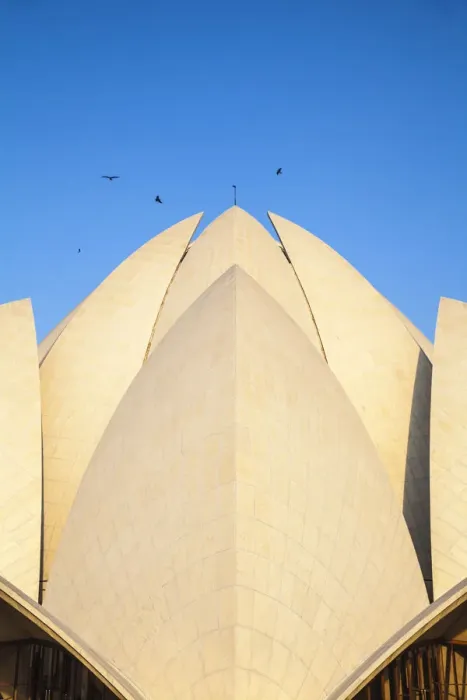 Framed Print : India, Delhi, New Delhi, Bahai House of Worship know as the The Lotus Temple Framed Print : India, Delhi, New Delhi, Bahai House of Worship know as the The Lotus Temple