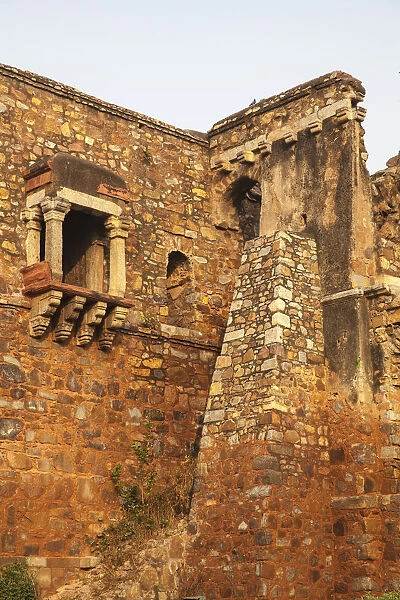 India, Delhi, New Delhi, Hauz Khas Village Ruins of Madrassa